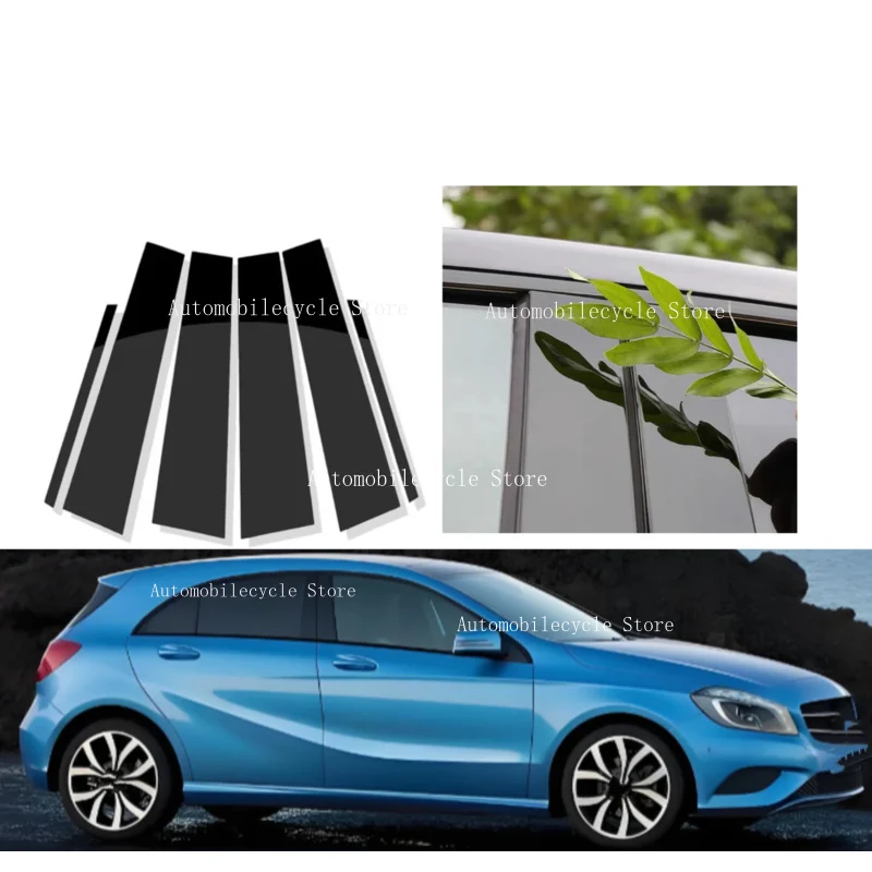 8Pcs Glossy Black Silver Pillar Posts Fit For Mercedes Benz A Class W176 2013-2018 Window Moulding B C Center Sticker Cover
8Pcs Glossy Black Silver Pillar Posts Fit For Mercedes Benz A Class W176 2013-2018 Window Moulding B C Center Sticker Cover