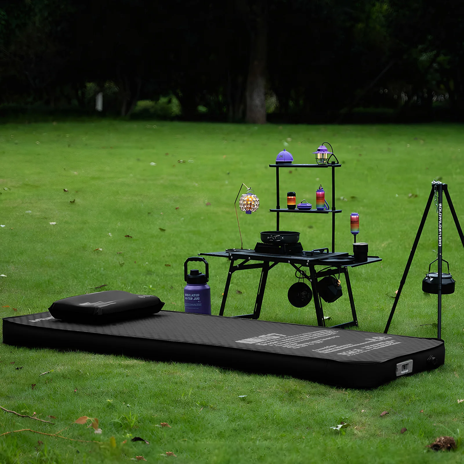 Single Inflatable Sleeping Mat with Built-in Pump Automatic Inflatable Mat Compact Camping Air Mattress for Backpacking Car Tent
Single Inflatable Sleeping Mat with Built-in Pump Automatic Inflatable Mat Compact Camping Air Mattress for Backpacking Car Tent