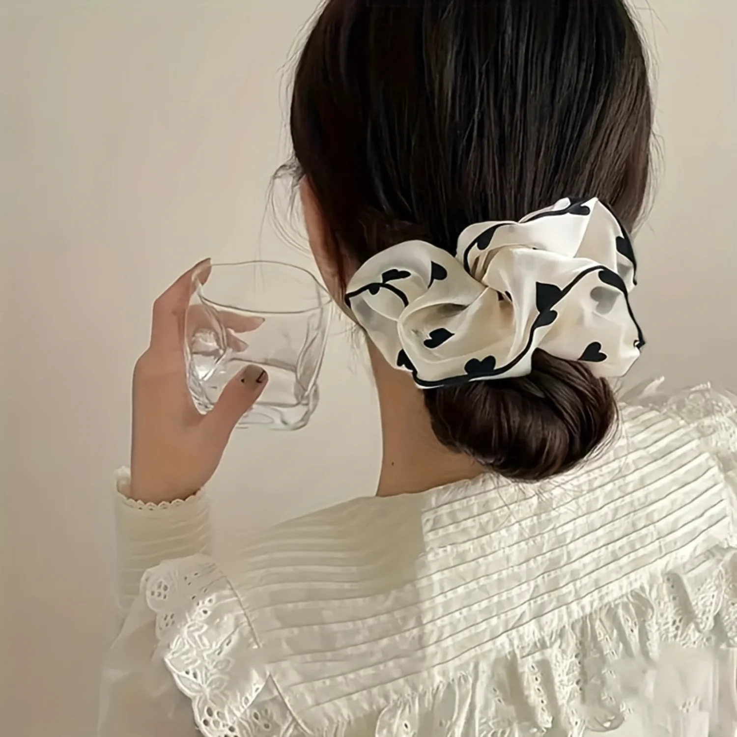 Elegant Polka Dot Mesh Hair Scrunchies Set, Lace Detail Hair Ties, Bowknot Chiffon Ponytail Holders, Elastic Hair Bands for Wome
Elegant Polka Dot Mesh Hair Scrunchies Set, Lace Detail Hair Ties, Bowknot Chiffon Ponytail Holders, Elastic Hair Bands for Wome