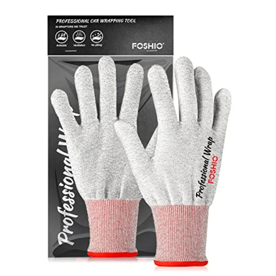 Vinyl Wrap Gloves - Professional Anti-Static Application Tool, Carbon Fiber Dust-Free Working Gloves
Vinyl Wrap Gloves - Professional Anti-Static Application Tool, Carbon Fiber Dust-Free Working Gloves