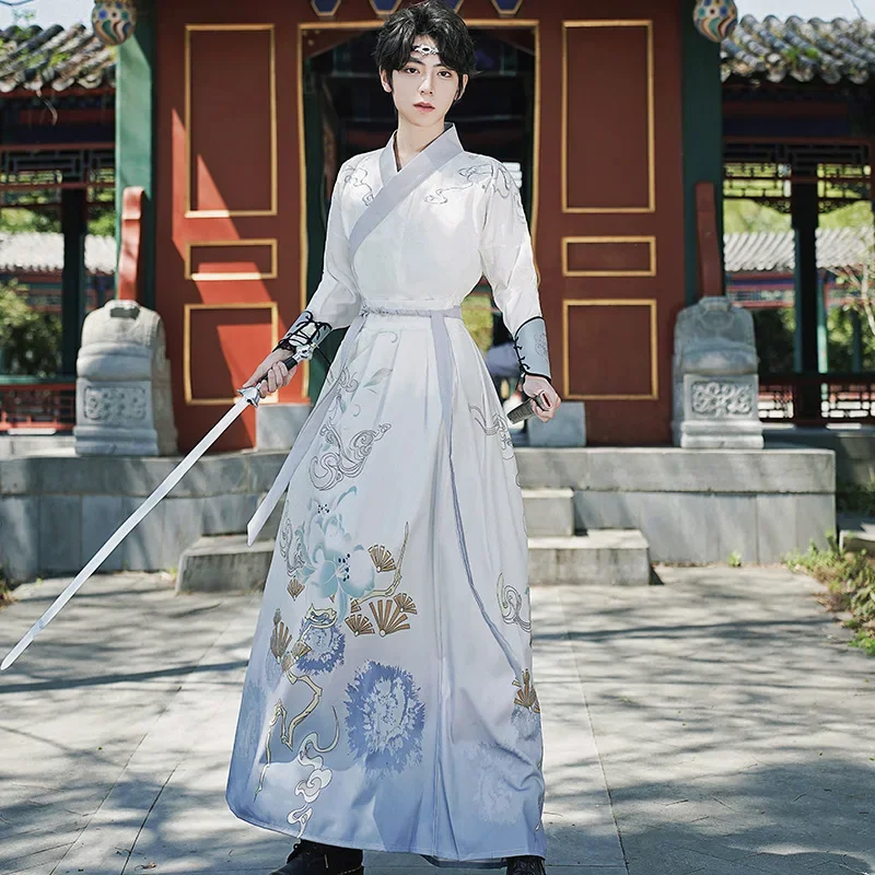 Traditional Hanfu Dress Man Han Dynasty Costume Chinese Ancient Swordsman Clothing Male Kimono Tang Suit Cosplay Performance
Traditional Hanfu Dress Man Han Dynasty Costume Chinese Ancient Swordsman Clothing Male Kimono Tang Suit Cosplay Performance