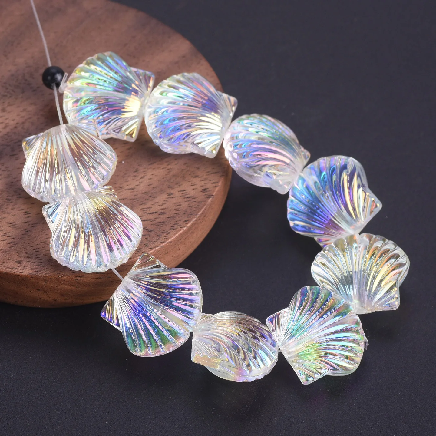 10pcs 16x14mm Scallop Shape Glossy Acrylic Plastic Loose Beads For Jewelry Making DIY Earring Findings Beading Supplies
10pcs 16x14mm Scallop Shape Glossy Acrylic Plastic Loose Beads For Jewelry Making DIY Earring Findings Beading Supplies