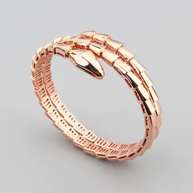 CY 2025 Luxury Brand Fashion Snake Cuff Bangle Charm 3Layers Bracelet Retro Brass Rose Gold Silver Color Women Lady Jewelry Gift
CY 2025 Luxury Brand Fashion Snake Cuff Bangle Charm 3Layers Bracelet Retro Brass Rose Gold Silver Color Women Lady Jewelry Gift
