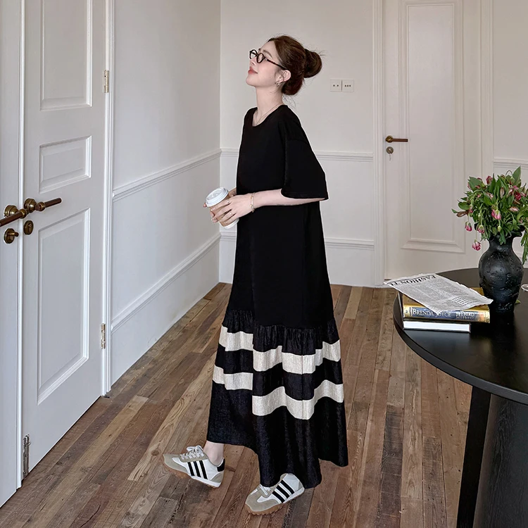Summer 2026 New Loose Large Size Design Sense Patchwork Color Block Short Sleeve Dress Hidden Pattern Skirt Hemline Women's C...
Summer 2026 New Loose Large Size Design Sense Patchwork Color Block Short Sleeve Dress Hidden Pattern Skirt Hemline Women's C...