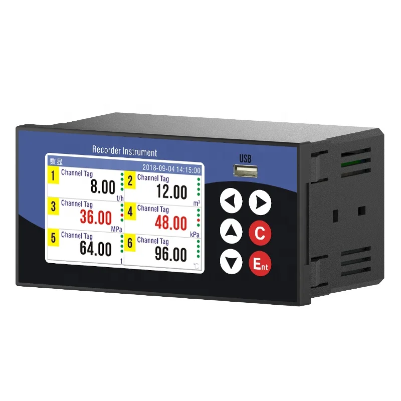 High Accuracy Smart Data Recorder Temperature and Pressure PT100 4-20mA RS485 Data Logger
High Accuracy Smart Data Recorder Temperature and Pressure PT100 4-20mA RS485 Data Logger