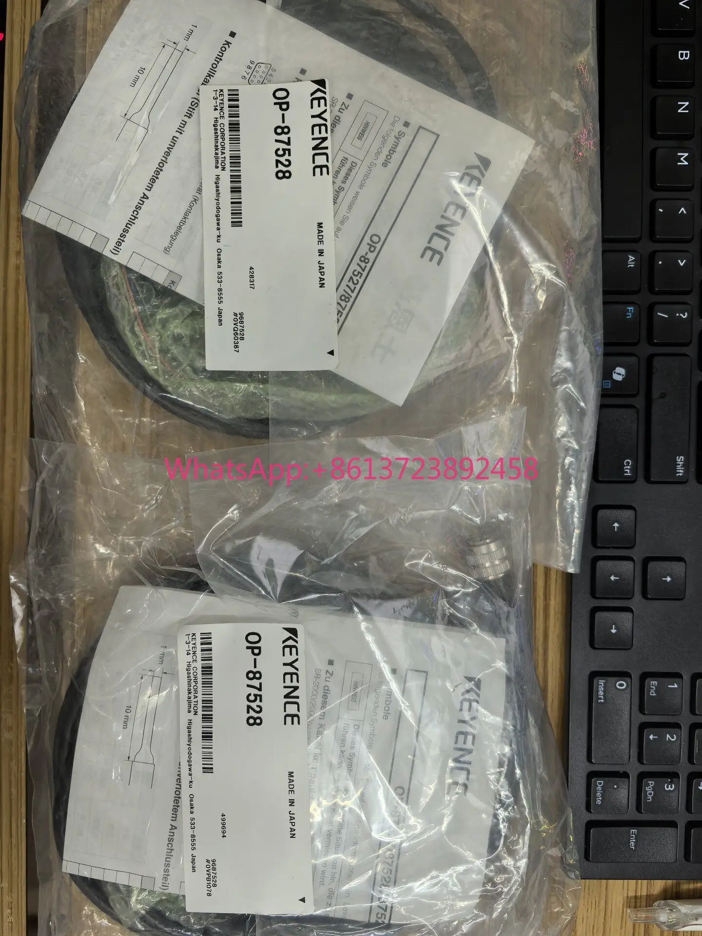 KEYENCE OP-87528 cable, brand new original and genuine.
KEYENCE OP-87528 cable, brand new original and genuine.