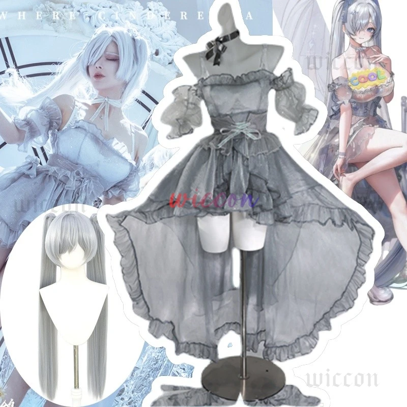 Anime NIKKE Goodess of Victory Crystal Princess Sexy Dress Cosplay Costume Long Wig Woman Girls Dress Customized
Anime NIKKE Goodess of Victory Crystal Princess Sexy Dress Cosplay Costume Long Wig Woman Girls Dress Customized