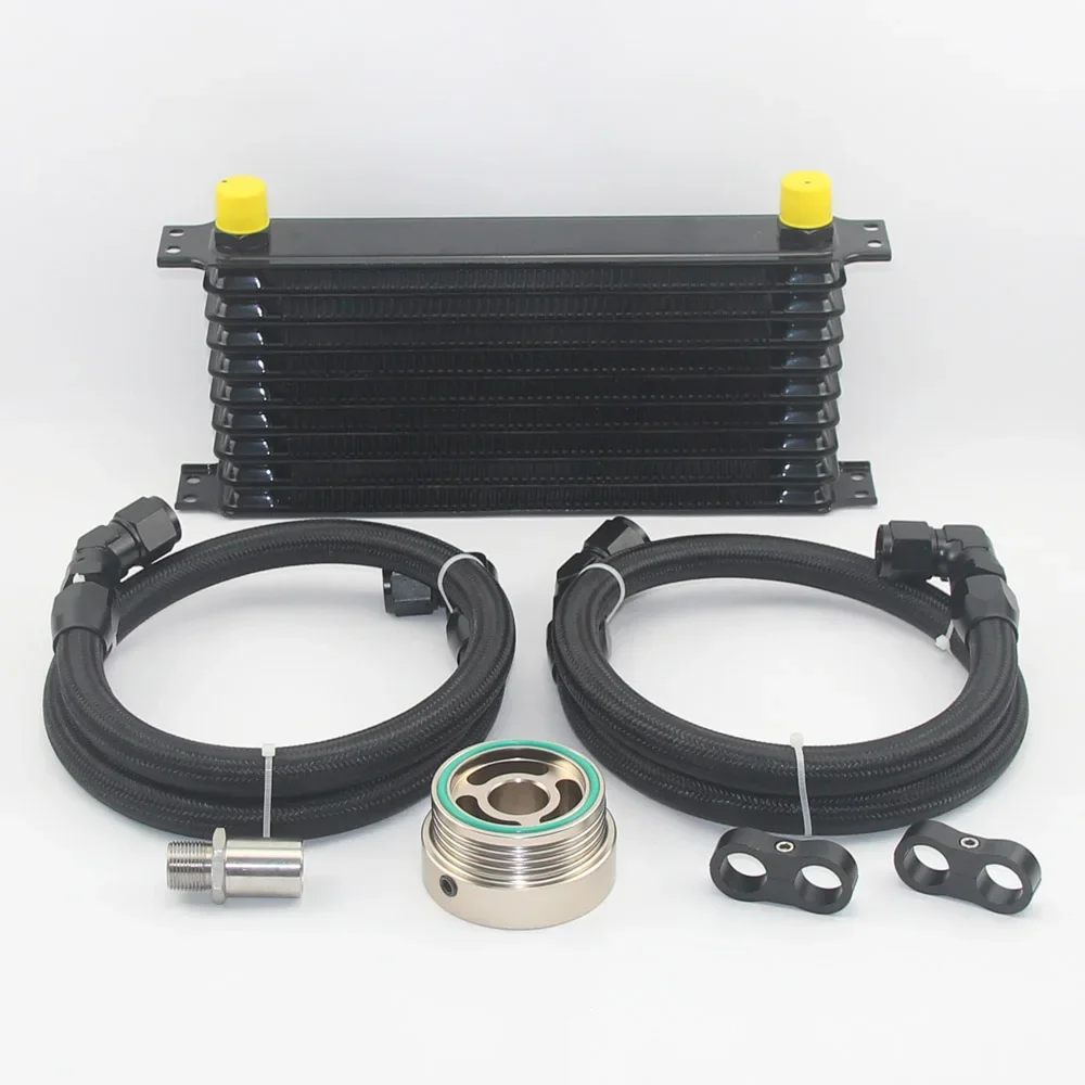 Oil Cooler Kit AN10 Transmission Oil Cooler Kit Oil Filter Adapter with For Honda GK5 Toyota GT86
Oil Cooler Kit AN10 Transmission Oil Cooler Kit Oil Filter Adapter with For Honda GK5 Toyota GT86