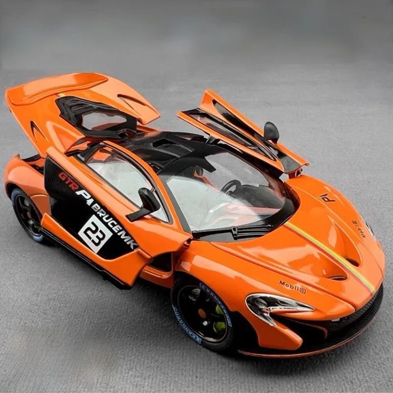 1/24 P1 GTR Alloy Sports Car Model Diecasts Metal Track Racing Car Vehicles Model Simulation Sound and Light Childrens Toys Gift
1/24 P1 GTR Alloy Sports Car Model Diecasts Metal Track Racing Car Vehicles Model Simulation Sound and Light Childrens Toys Gift