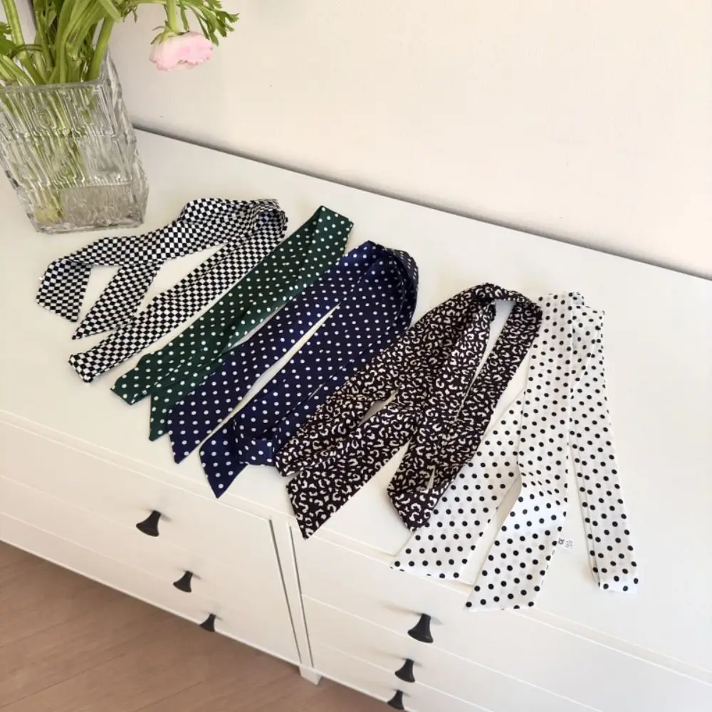 Luxury French Style Polka Dot Scarf Sweet Bag Decoration Silk Scarf Elegant Hairband Ribbon Hair Scarf Wedding
Luxury French Style Polka Dot Scarf Sweet Bag Decoration Silk Scarf Elegant Hairband Ribbon Hair Scarf Wedding