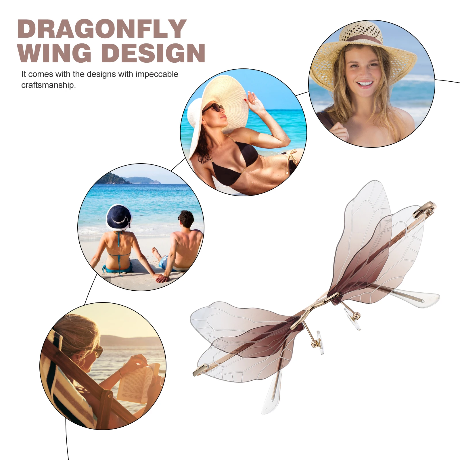 1 Pair Sun Sunglasses Dragonfly Wing Shape Design Fashion Eyewear Unisex Rimless Shades Irregular Sunglasses For
1 Pair Sun Sunglasses Dragonfly Wing Shape Design Fashion Eyewear Unisex Rimless Shades Irregular Sunglasses For