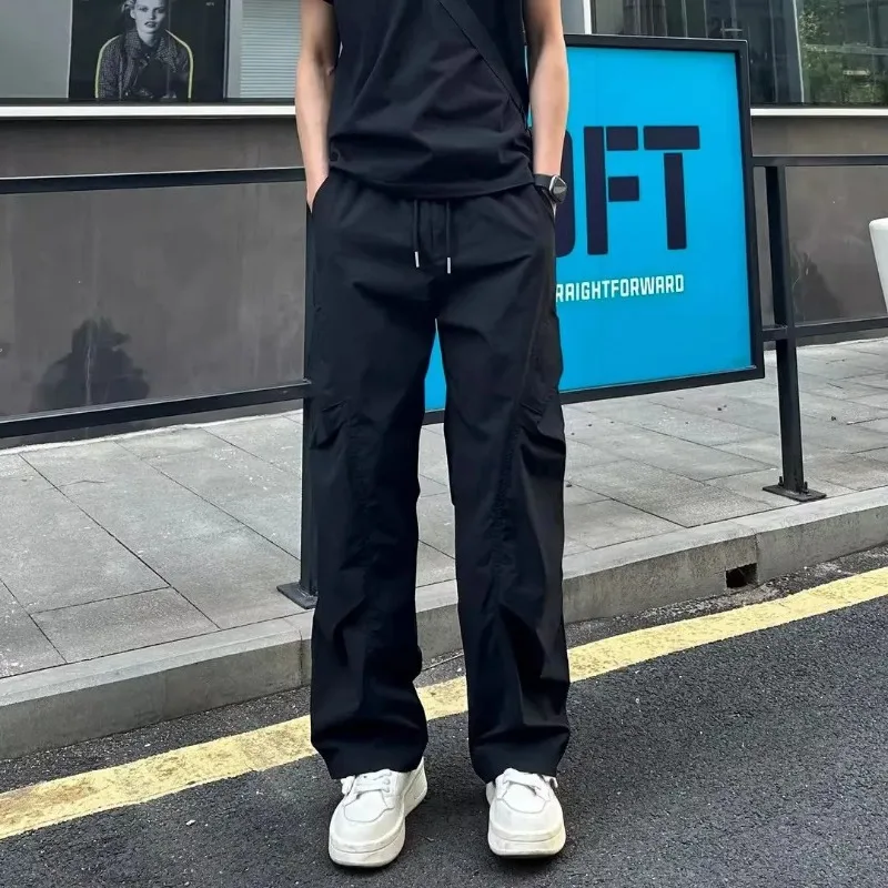 Men Solid High Street Loose Cargo Pants Summer Trendy Casual Straight Trousers M-5XL
Men Solid High Street Loose Cargo Pants Summer Trendy Casual Straight Trousers M-5XL