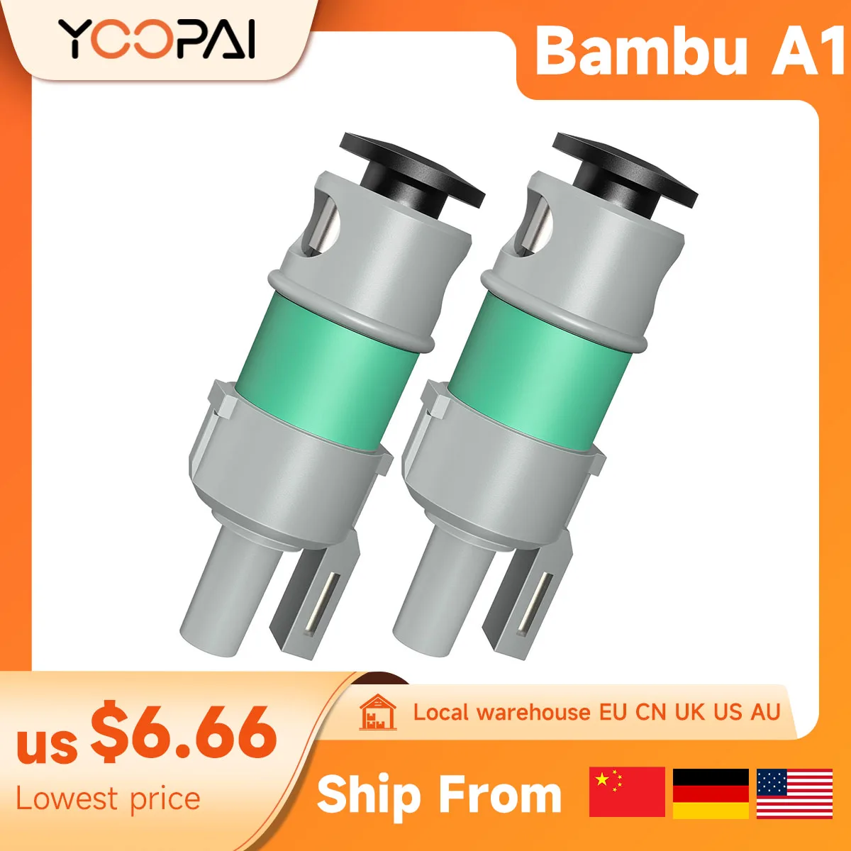 Для Bambu Lab A1 YOOPAI Прямой фидер из нити PTFE Соединитель трубки Teflonto для Bambu Lab A1/A1 Мини-3D-принтер 4-в-1 PTFE
Для Bambu Lab A1 YOOPAI Прямой фидер из нити PTFE Соединитель трубки Teflonto для Bambu Lab A1/A1 Мини-3D-принтер 4-в-1 PTFE