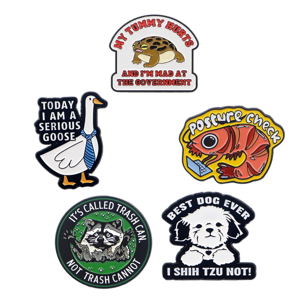Cartoon Raccoon Animal Quotes Enamel Pin Lapel Pins for Backpack Men Women Brooch for Clothes Badges Jewelry Decorations
Cartoon Raccoon Animal Quotes Enamel Pin Lapel Pins for Backpack Men Women Brooch for Clothes Badges Jewelry Decorations