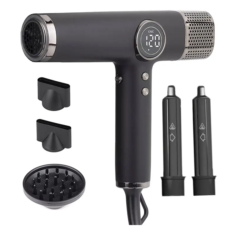 LITE-фен для салона-1800 Вт, высокоскоростной мощный фен с турбонагревом 110 000 об/мин для быстрого высыхания, вилка европейского стандарта
LITE-фен для салона-1800 Вт, высокоскоростной мощный фен с турбонагревом 110 000 об/мин для быстрого высыхания, вилка европейского стандарта