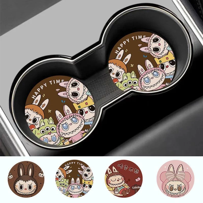 Labubu Cute Cartoon Animation Car Storage Car Interior Decoration Creative Personalized Anti-Slip Water Coaster In Stock
Labubu Cute Cartoon Animation Car Storage Car Interior Decoration Creative Personalized Anti-Slip Water Coaster In Stock