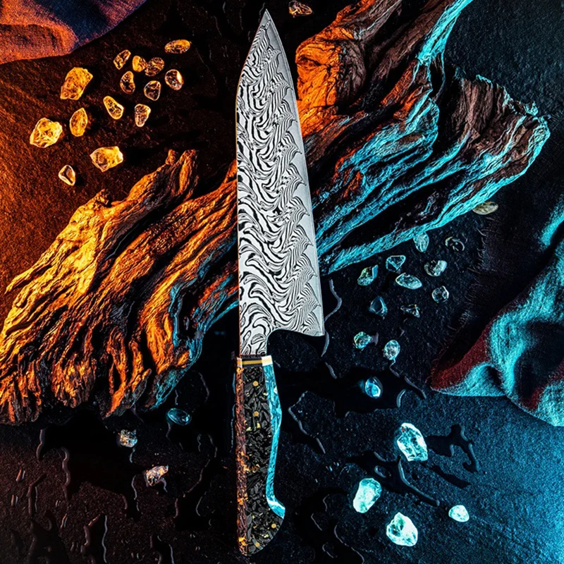 Sharp Kitchen Knives 67 Layers Damascus Steel 8 inch Blade Chefs Cleaver Slicing Kiritsuke Knives Professional Cooking Tools
Sharp Kitchen Knives 67 Layers Damascus Steel 8 inch Blade Chefs Cleaver Slicing Kiritsuke Knives Professional Cooking Tools
