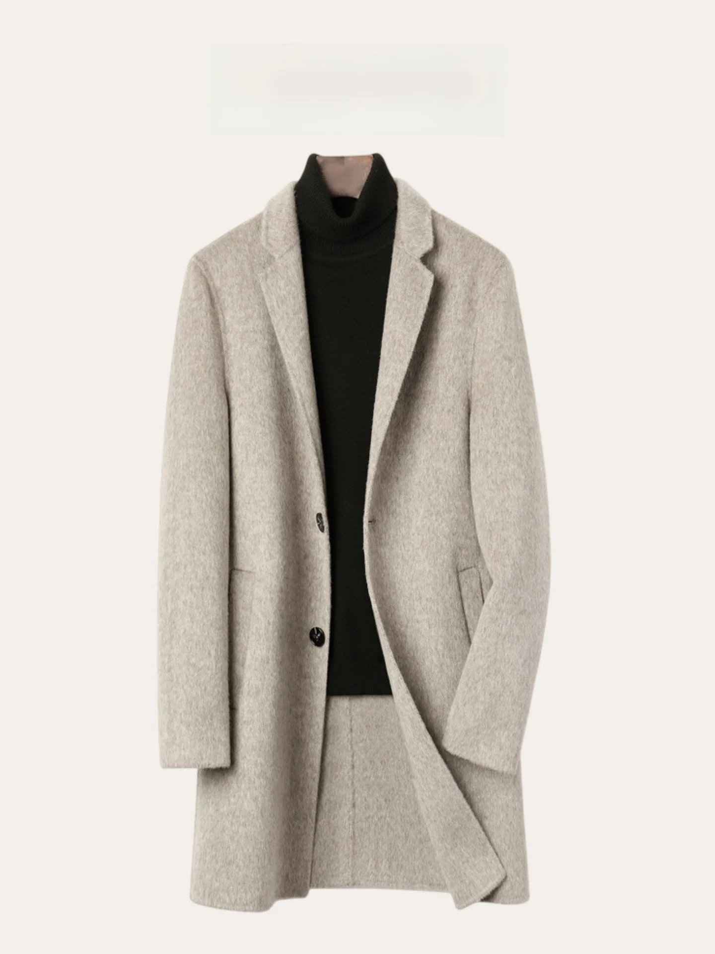 Мужское двустороннее утепленное шерстяное пальто LPBC средней длины: модная городская верхняя одежда с внутренней ветрозащитной подкладкой
Мужское двустороннее утепленное шерстяное пальто LPBC средней длины: модная городская верхняя одежда с внутренней ветрозащитной подкладкой