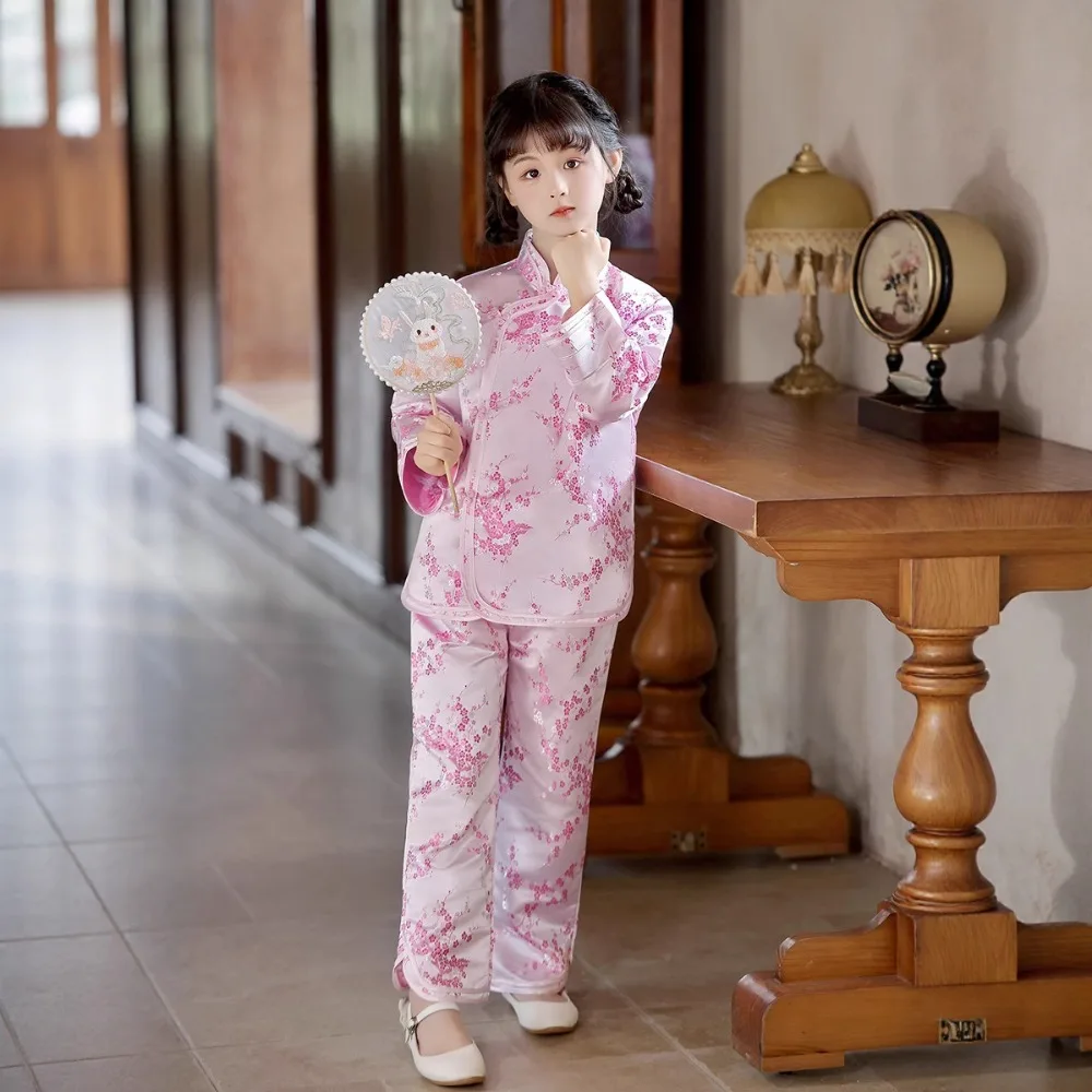 Children Clothing Girl Suit Baby Chinese New Year Clothes for Kids Sets Cosplay Performance Costumes Ethnic Style Hanfu Uniform
Children Clothing Girl Suit Baby Chinese New Year Clothes for Kids Sets Cosplay Performance Costumes Ethnic Style Hanfu Uniform