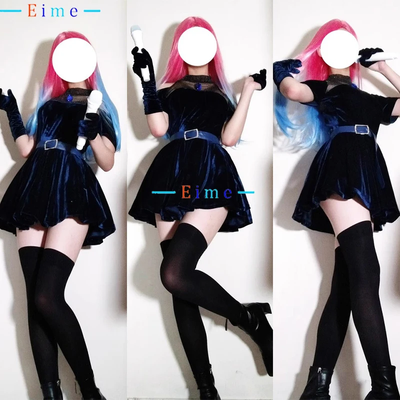 Anime Alien Stage Mizi Cosplay Costume Women Cute Blue Dress Fancy Party Clothing Halloween Carnival Uniforms Custom Made
Anime Alien Stage Mizi Cosplay Costume Women Cute Blue Dress Fancy Party Clothing Halloween Carnival Uniforms Custom Made
