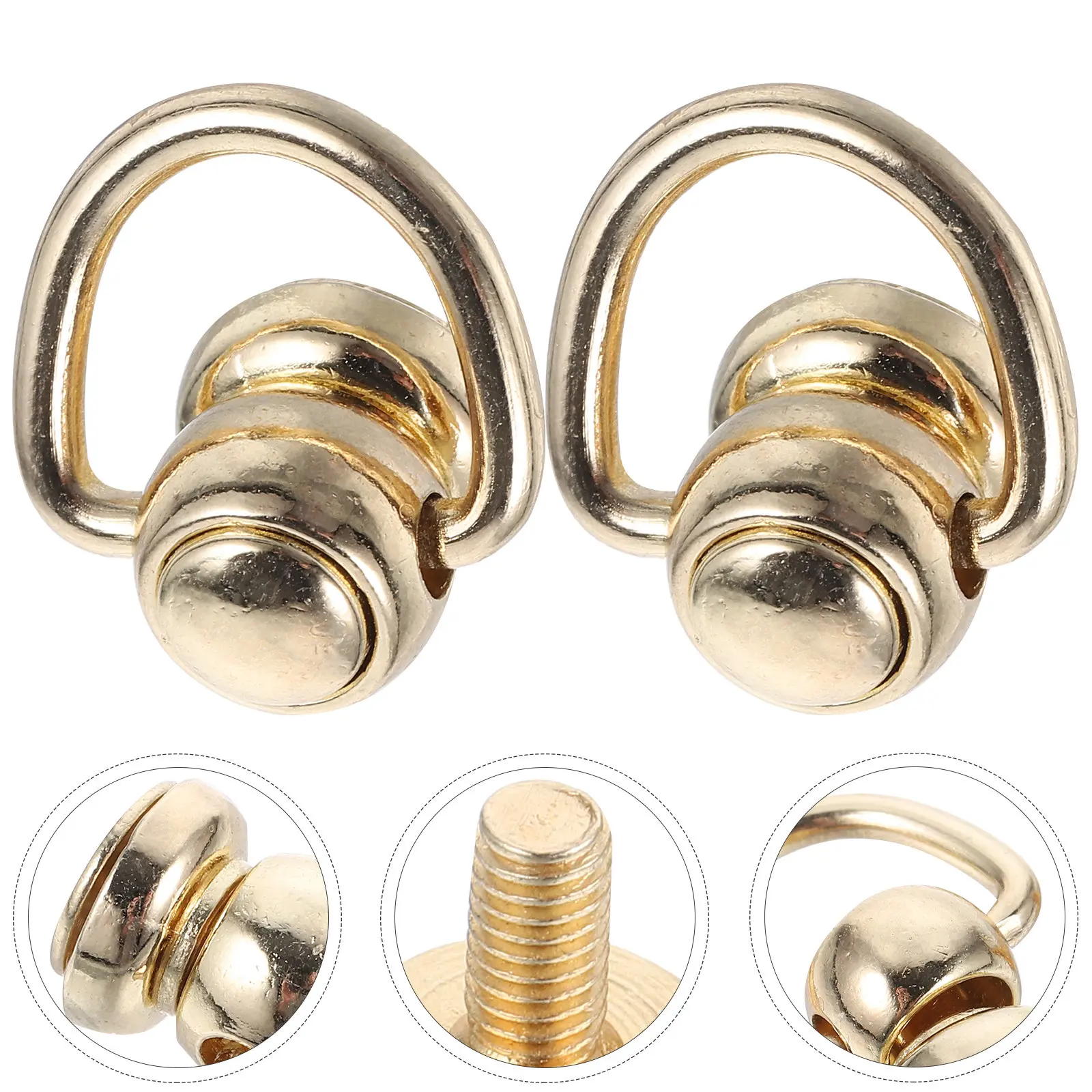 4Pcs Metal D Rings Rivet Studs Rotatable Craft Hardware Purse Bag Making Belt Repairs Replacement Accessories
4Pcs Metal D Rings Rivet Studs Rotatable Craft Hardware Purse Bag Making Belt Repairs Replacement Accessories
