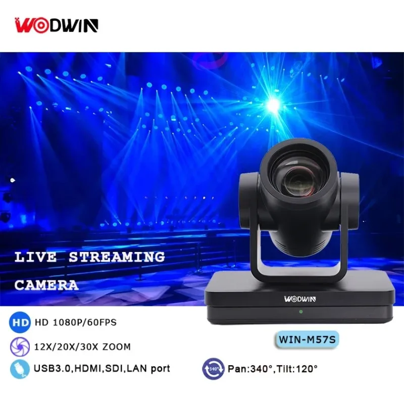 2025/WODWIN Professional Video and Audio Conference Solutions 30X HD SDI PTZ Broadcast Camera
2025/WODWIN Professional Video and Audio Conference Solutions 30X HD SDI PTZ Broadcast Camera