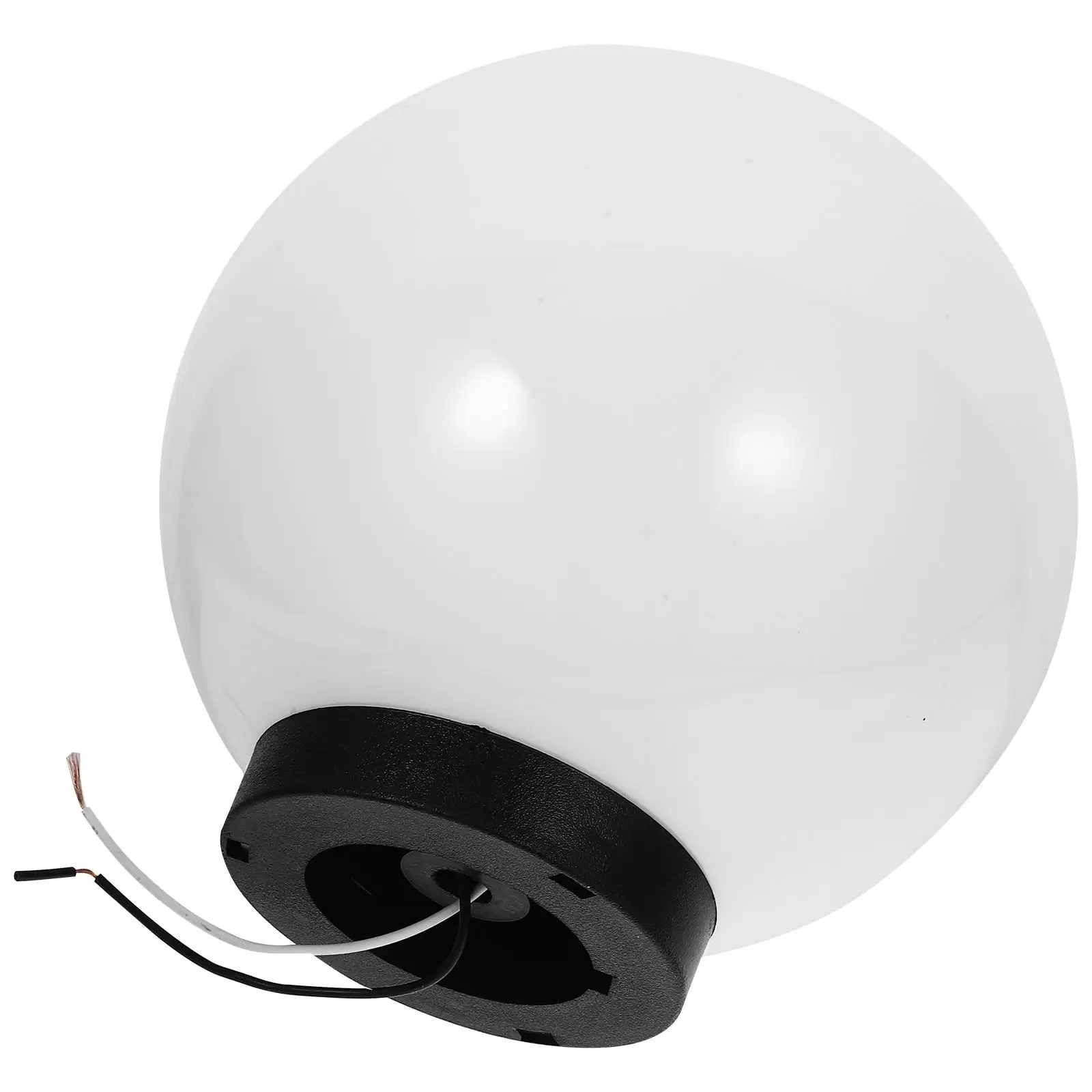 Plastic Globe Lampshade 200x95mm Outdoor Post Shade Weather Resistant Simple Design Garden Light Cover Replacement
Plastic Globe Lampshade 200x95mm Outdoor Post Shade Weather Resistant Simple Design Garden Light Cover Replacement