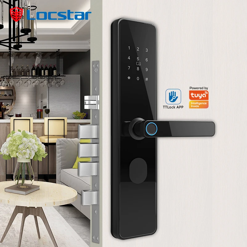 Electronic Cerradura Serrure Inteligente Fingerprint Fechadura Digital Security Biometric Smart Handle Door Lock
Electronic Cerradura Serrure Inteligente Fingerprint Fechadura Digital Security Biometric Smart Handle Door Lock