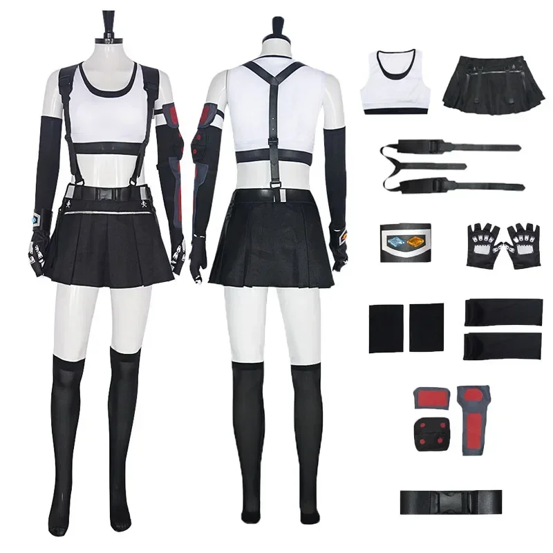 FC6Anime Game Final Fantasy7 Cosplay Costumes Tifa Lockhart Cosplay Dress Carnival Uniform Wig Anime Halloween Costumes for@FC8!
FC6Anime Game Final Fantasy7 Cosplay Costumes Tifa Lockhart Cosplay Dress Carnival Uniform Wig Anime Halloween Costumes for@FC8!
