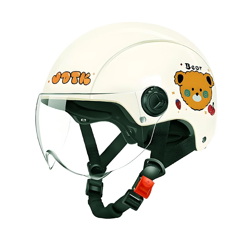2025 New Electric Bike & Motorcycle Helmet - Summer Riding Helmet with Cartoon Bear Design
2025 New Electric Bike & Motorcycle Helmet - Summer Riding Helmet with Cartoon Bear Design