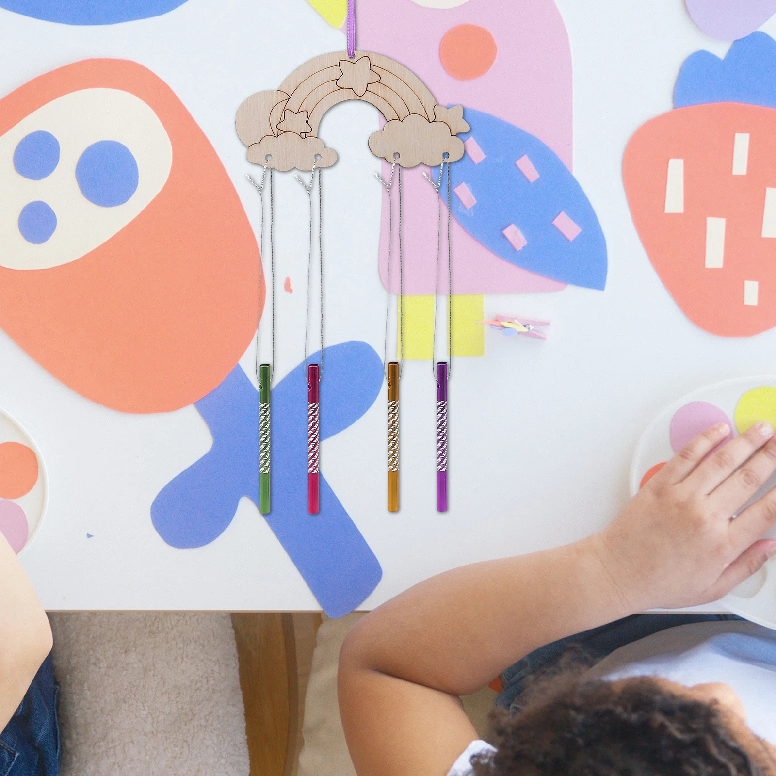 1Set Wooden Wind Chime DIY Set Graffiti Painting Craft Hanging Ornament Outdoor Indoor Decoration Wood Wind Chimes
1Set Wooden Wind Chime DIY Set Graffiti Painting Craft Hanging Ornament Outdoor Indoor Decoration Wood Wind Chimes