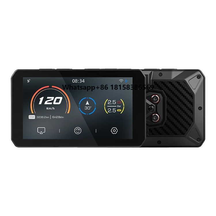 CHIGEE AIO-5 Play Ip68 Waterproof 720p Wifi Carplay Motorcycle Carplayer With Dash Cam
CHIGEE AIO-5 Play Ip68 Waterproof 720p Wifi Carplay Motorcycle Carplayer With Dash Cam