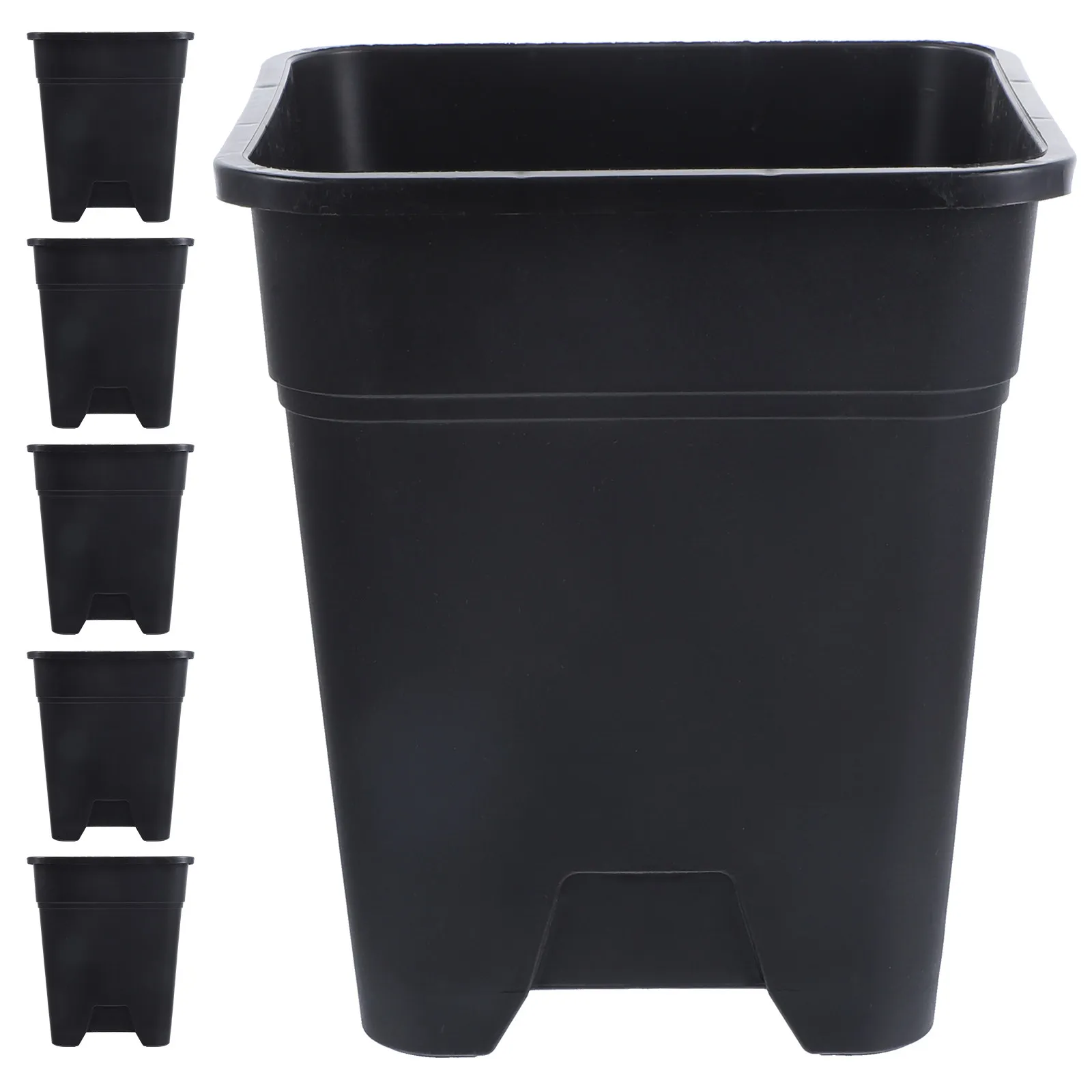 6Pcs Plastic Root Control Flowerpots Drainage Holes Lightweight Stackable Nursery Planters for Succulents Indoor Plants
6Pcs Plastic Root Control Flowerpots Drainage Holes Lightweight Stackable Nursery Planters for Succulents Indoor Plants