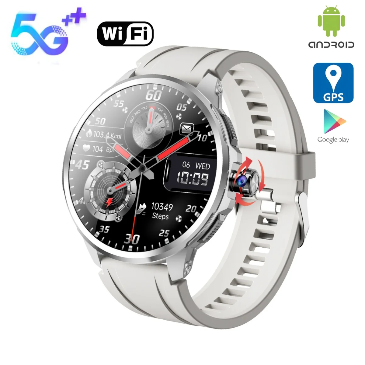 H99 Smart Watch 4G/5G LTE 190° Rotating Camera 1.95-inch Amoled NFC GPS WIFI HiSportPro App Bluetooth Smartwatch For IOS Android
H99 Smart Watch 4G/5G LTE 190° Rotating Camera 1.95-inch Amoled NFC GPS WIFI HiSportPro App Bluetooth Smartwatch For IOS Android