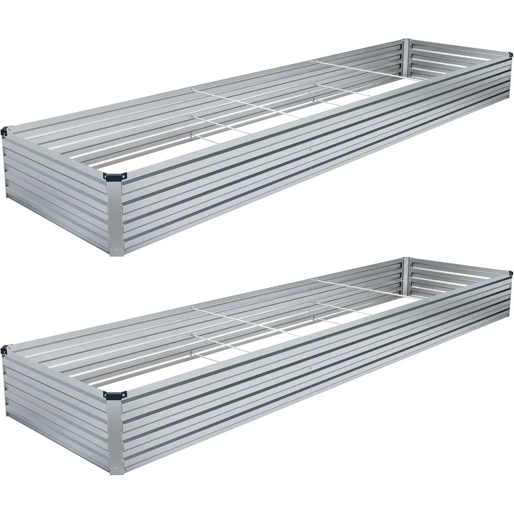 2PCS 12x4x1FT Galvanized Raised Garden Bed Kit,Vegetable Boxes-Rectangle Metal Flower Box,Large Planter Raised Beds
2PCS 12x4x1FT Galvanized Raised Garden Bed Kit,Vegetable Boxes-Rectangle Metal Flower Box,Large Planter Raised Beds