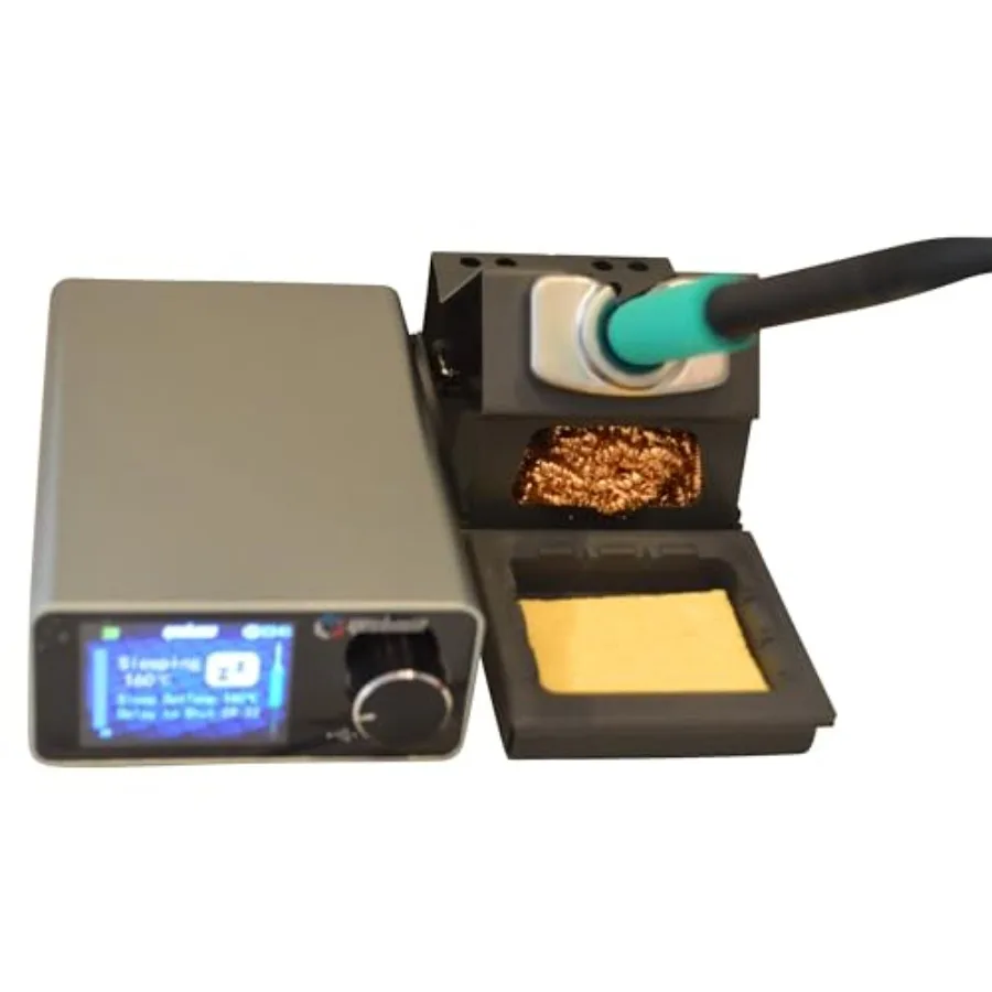 GEEBOON TC22 220W Soldering Station for 115/210/245/T12 Soldering Tip with T245 and T210 Handle
GEEBOON TC22 220W Soldering Station for 115/210/245/T12 Soldering Tip with T245 and T210 Handle