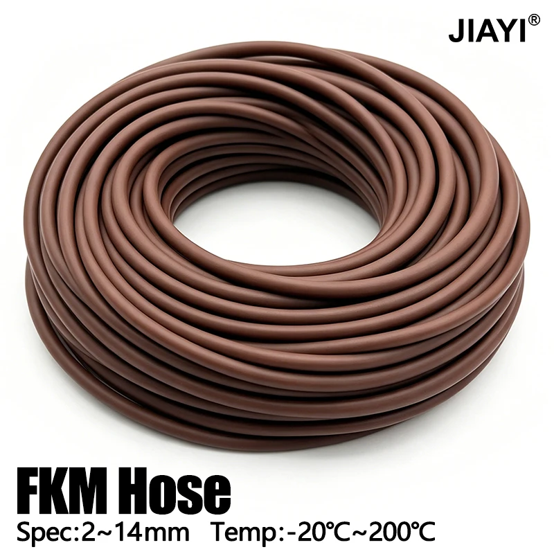 Brown Vitons FKM Tubing ID 2-14mm Fluoroelastomer Tub High Temperature Corrosion Resistant Petrol Diesel Oil Delivery Hose
Brown Vitons FKM Tubing ID 2-14mm Fluoroelastomer Tub High Temperature Corrosion Resistant Petrol Diesel Oil Delivery Hose