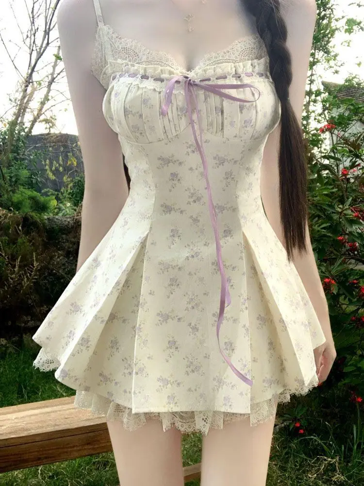 2026 Summer Korean Fashion Design Suspender Dress Women 2026 New Slim Print A-line Elegant Sweet Dresses Two-piece Suit Female
2026 Summer Korean Fashion Design Suspender Dress Women 2026 New Slim Print A-line Elegant Sweet Dresses Two-piece Suit Female