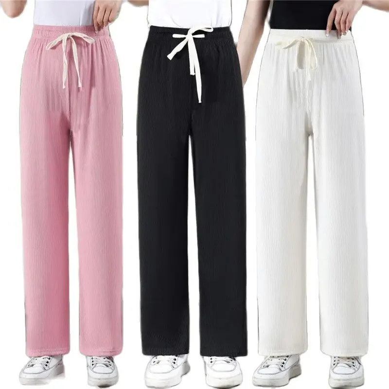 Summer New Fashion Middle-Aged Women's Pants High Waist Wide-Leg Pants Women Loose Ladies Skirt Pants Temperament Dancing Pants
Summer New Fashion Middle-Aged Women's Pants High Waist Wide-Leg Pants Women Loose Ladies Skirt Pants Temperament Dancing Pants