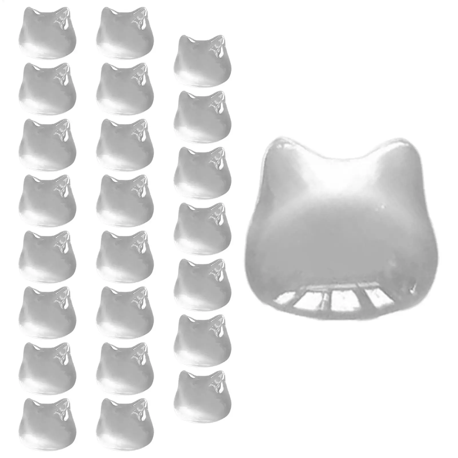 PC Keyboard Sticker for Long Nails 24 Pieces Keypad Tabs Raised Clear Cat Head Design Keyboard Bubbles for Women Men Teens
PC Keyboard Sticker for Long Nails 24 Pieces Keypad Tabs Raised Clear Cat Head Design Keyboard Bubbles for Women Men Teens
