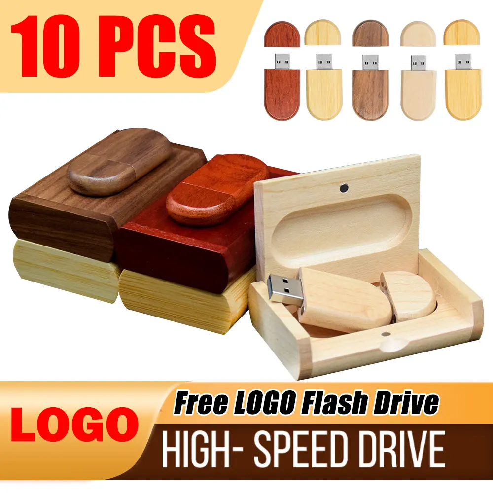 10pcs/lot Wooden Gift Box USB 2.0 USB Flash Drives Wedding Custom Pen Drive Walnut Memory Stick 128GB 64GB 32GB 16GB U Disk
10pcs/lot Wooden Gift Box USB 2.0 USB Flash Drives Wedding Custom Pen Drive Walnut Memory Stick 128GB 64GB 32GB 16GB U Disk