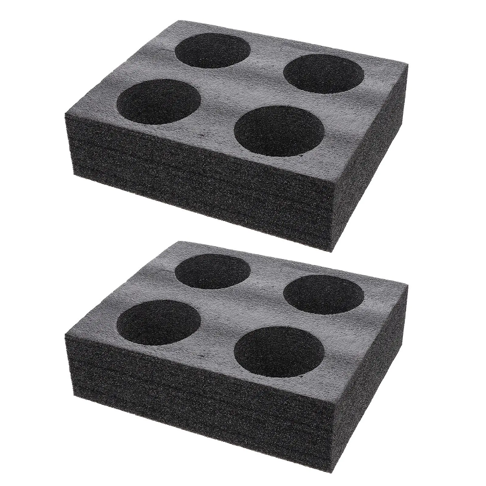 2Pcs Black 4-Hole Thickened Pearl Cotton Cup Holders for Takeout Suitable Restaurant Coffee Shop Outdoor Trays Carrier Practical
2Pcs Black 4-Hole Thickened Pearl Cotton Cup Holders for Takeout Suitable Restaurant Coffee Shop Outdoor Trays Carrier Practical
