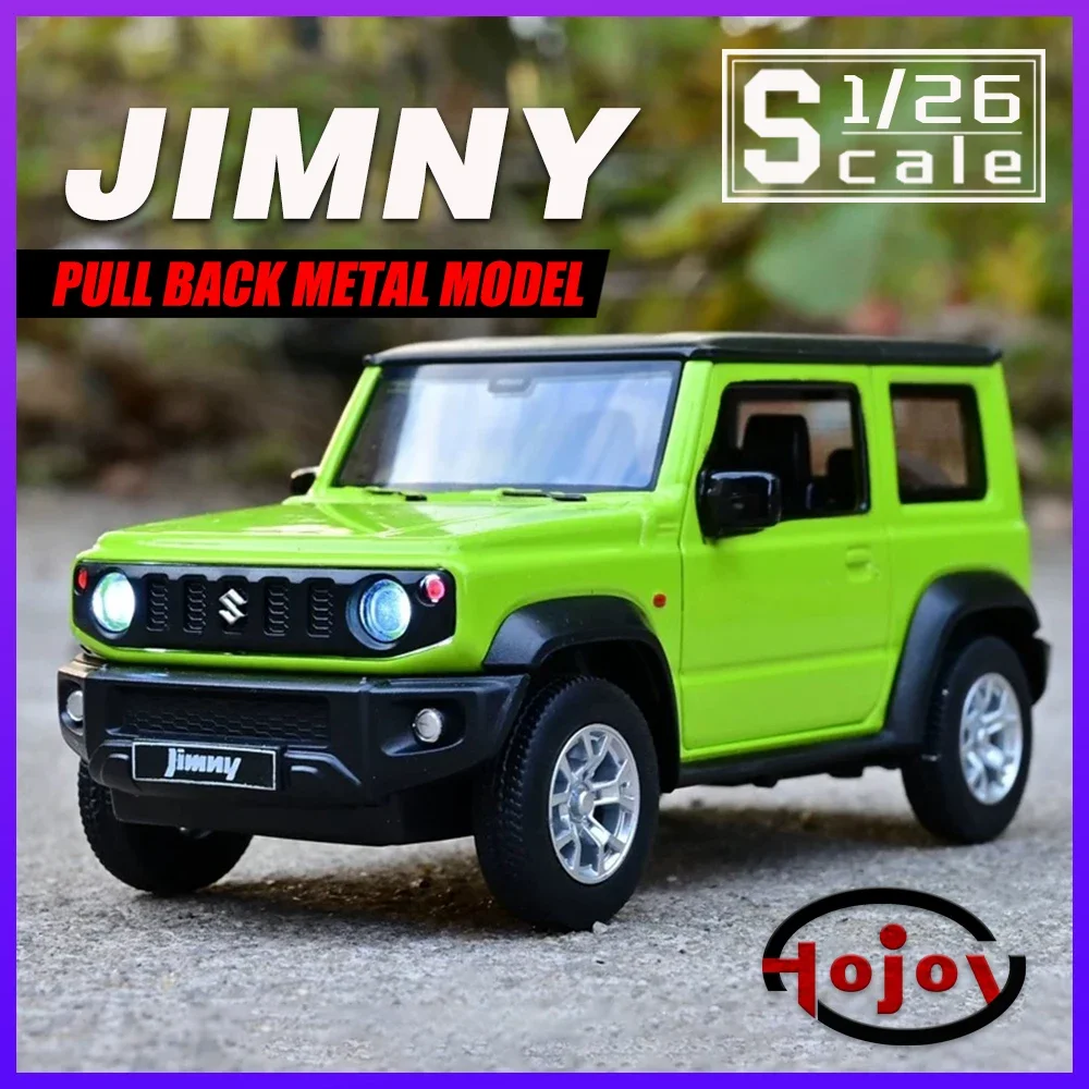 Масштаб 1/26, внедорожник Suzuki Jimny из металлического сплава, игрушечные модели автомобилей для мальчиков, детский подарок, внедорожники, коллекция хобби
Масштаб 1/26, внедорожник Suzuki Jimny из металлического сплава, игрушечные модели автомобилей для мальчиков, детский подарок, внедорожники, коллекция хобби