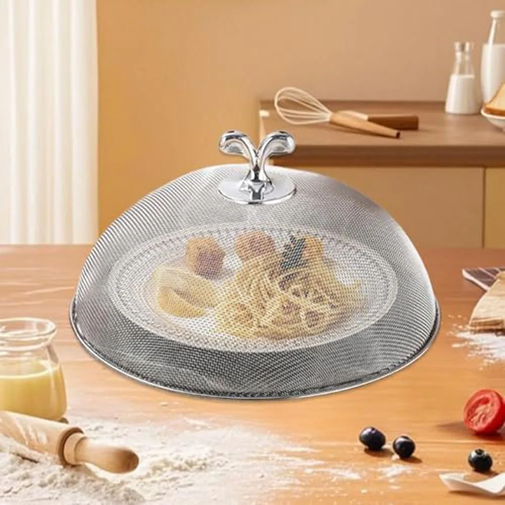 Stainless Steel Mesh Food Cover Reusable Easy-Clean 24/26/28cm Fly Proof Cover Kitchen Dinning Table Tools Household Supplies
Stainless Steel Mesh Food Cover Reusable Easy-Clean 24/26/28cm Fly Proof Cover Kitchen Dinning Table Tools Household Supplies