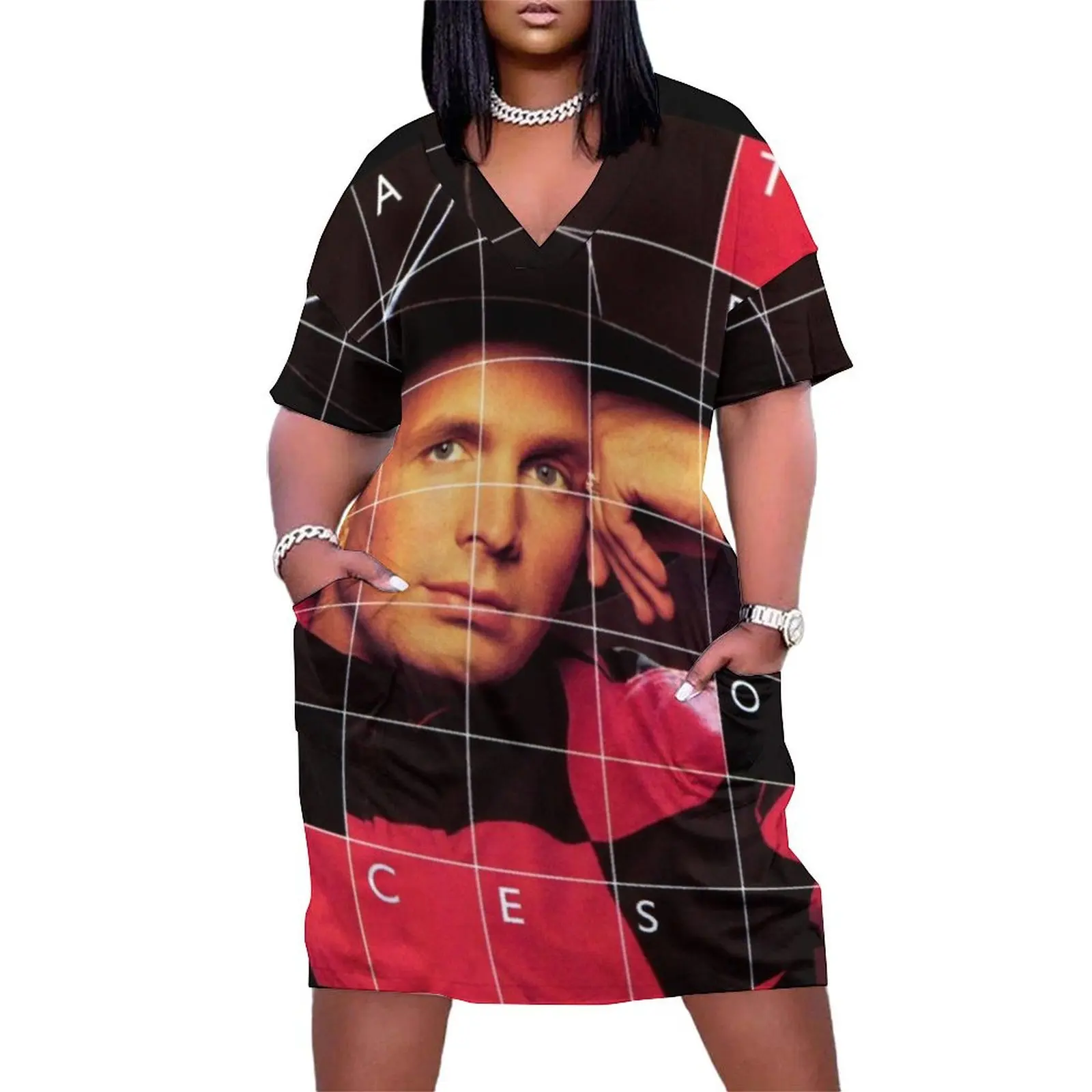 Garth Brooks In pieces Loose Pocket Dress Women's summer skirt Party dresses for women
Garth Brooks In pieces Loose Pocket Dress Women's summer skirt Party dresses for women