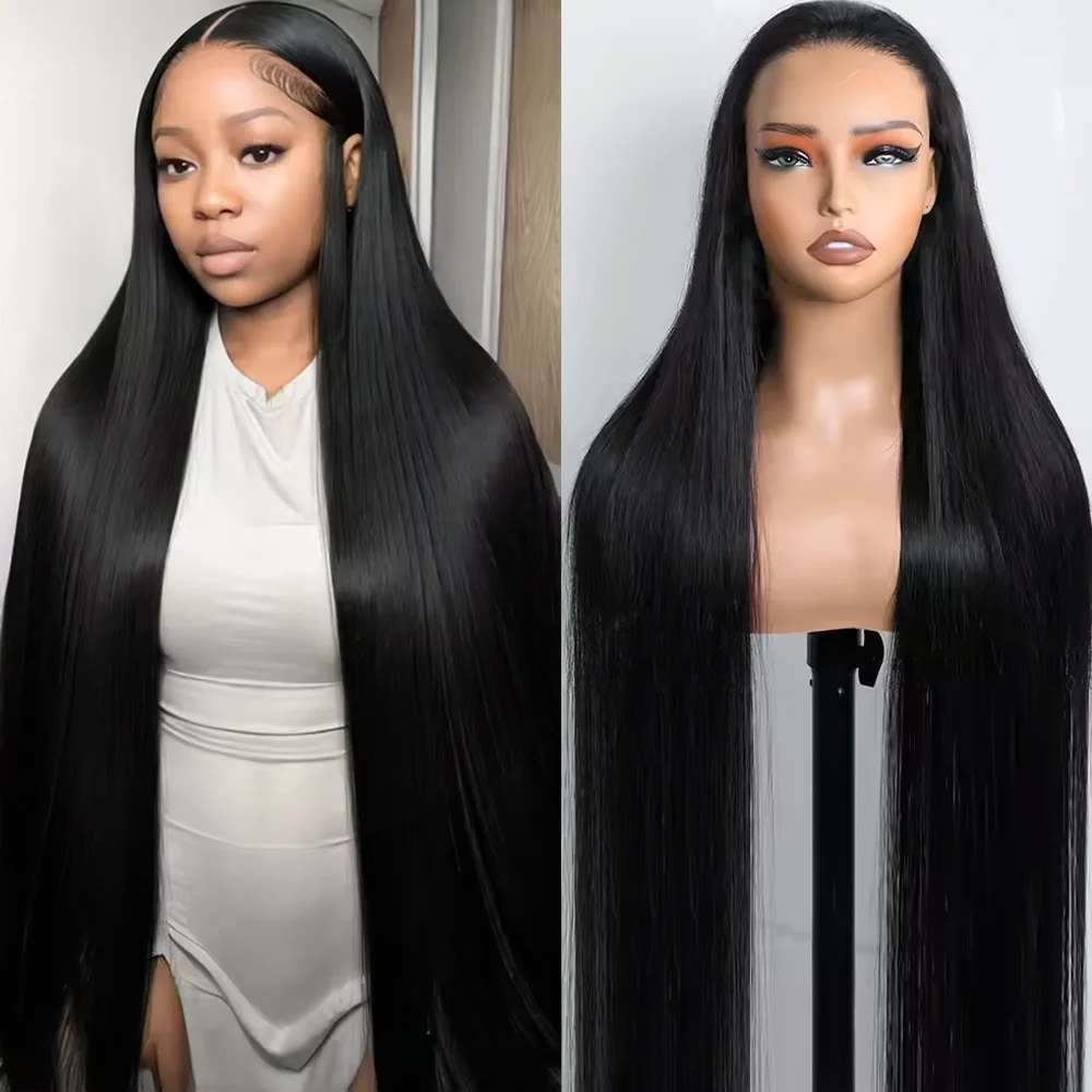 13x4 13x6 HD Lace Frontal Human Hair Wig Bone Straight Natural Color 200 Density HD Lace Front Human Hair Wigs For Women 46 Inch
13x4 13x6 HD Lace Frontal Human Hair Wig Bone Straight Natural Color 200 Density HD Lace Front Human Hair Wigs For Women 46 Inch