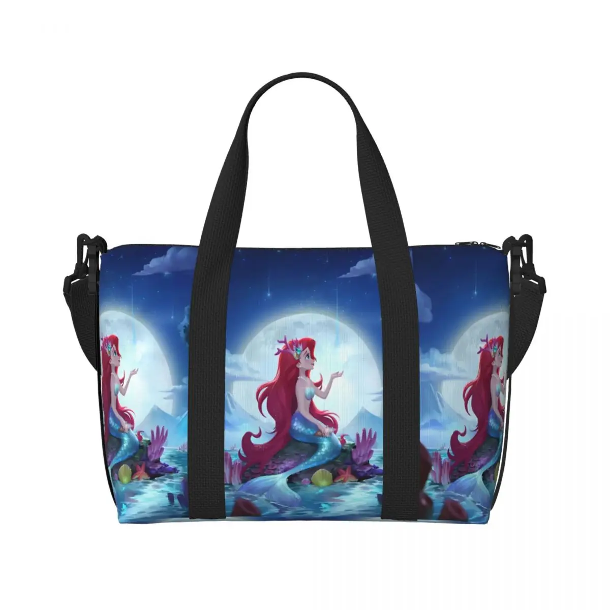 Custom The Little Mermaid Tote Bag Women Large Capacity Classical Anime Beach Gym Shoulder Travel Bag
Custom The Little Mermaid Tote Bag Women Large Capacity Classical Anime Beach Gym Shoulder Travel Bag