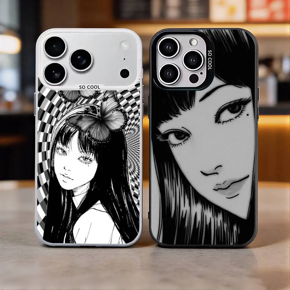 J-Junji I-Ito T-Tomie U-Uzumaki Phone Case For iPhone 17,16,15,14,13,12,11 Plus,Pro Max,Colored Silver Phone Case
J-Junji I-Ito T-Tomie U-Uzumaki Phone Case For iPhone 17,16,15,14,13,12,11 Plus,Pro Max,Colored Silver Phone Case