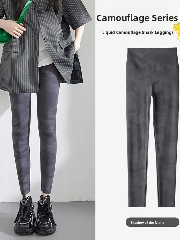 Camouflage arkskin Leggings Women's Summer Thin High-waist Slim Fit Sports Yoga Pants Trousers Casual High Elastici Nylon
Camouflage arkskin Leggings Women's Summer Thin High-waist Slim Fit Sports Yoga Pants Trousers Casual High Elastici Nylon