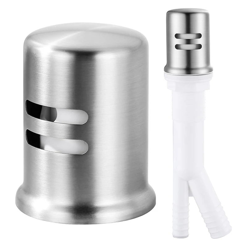 ABDJ-Dishwasher Air Gaps Cover, Dishwasher Air Gaps Caps For Kitchen Sink, Solid Brass Dishwasher Overflow Vent Caps Kit
ABDJ-Dishwasher Air Gaps Cover, Dishwasher Air Gaps Caps For Kitchen Sink, Solid Brass Dishwasher Overflow Vent Caps Kit